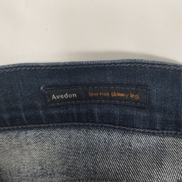 COH Avedon Skinny Low Rise Jean's 25 Dark Wash - Picture 4 of 8